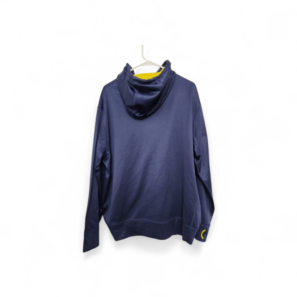 Polo by Ralph Lauren Men's Dark Blue Hoodie with Yellow Accents - Picture 7 of 7